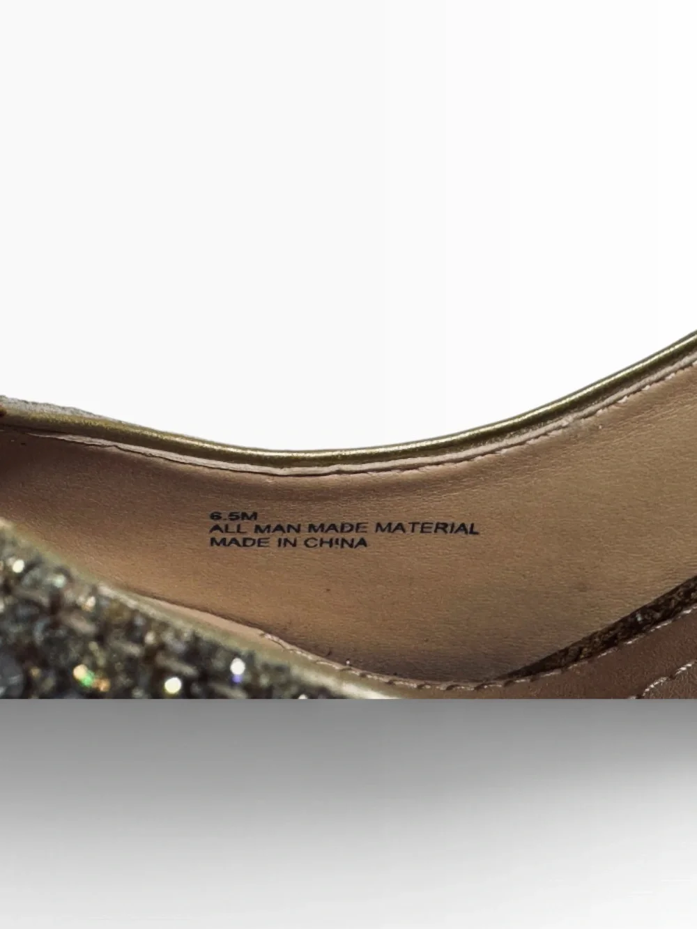 Gianni Bini Rhinestone Embellished D'Orsay Stiletto Pumps 6.5 M